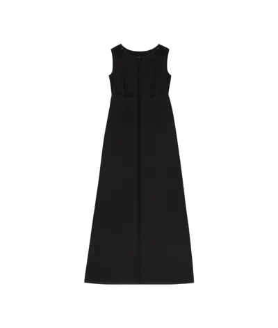 Mm6 Maison Margiela Longline Dress In Black