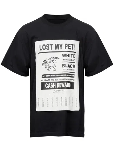 Mm6 Maison Margiela T-shirt In Black
