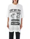 Mm6 Maison Margiela Pattern Printed Oversized T-shirt