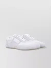 Mm6 Maison Margiela White Leather And Suede Sneaker In White