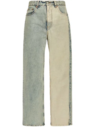 MM6 MAISON MARGIELA LOW-RISE WIDE-LEG JEANS