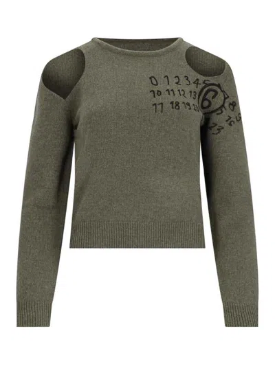 MM6 MAISON MARGIELA MAGLIA DETTAGLI CUT OUT