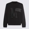 Mm6 Maison Margiela Numeric Motif Embroidered Sweatshirt In Black