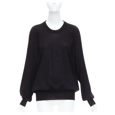 Pre-owned Mm6 Maison Margiela Maison Margiela 2010 Dark Grey Alpaca Wool Oversized Sweater In Gray