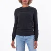Mm6 Maison Margiela Maison Margiela Distressed Knit Sweater In Gray