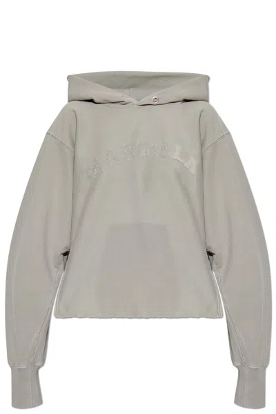 Mm6 Maison Margiela Maison Margiela Sweatshirt With Logo In Gray