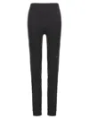 Mm6 Maison Margiela Mm6 By Maison Margiela High-waisted Stretch Tech Fabric Leggings In Black