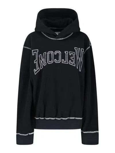 Mm6 Maison Margiela Maison Margiela-inspired 100% Polyester Sweater For Women In Black
