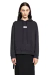 Mm6 Maison Margiela Man Black Sweatshirts In Black