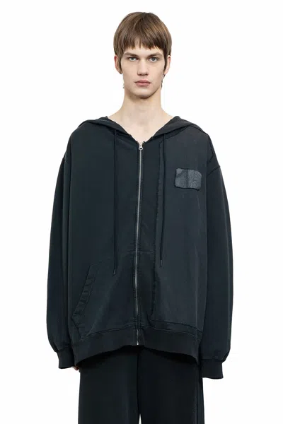 Mm6 Maison Margiela Sweatshirts In Black