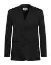 Mm6 Maison Margiela Man Jacket Black Size 42 Polyester, Virgin Wool, Elastane In Black
