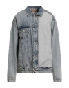 Mm6 Maison Margiela Man Denim Outerwear Blue Size 38 Cotton In Blue