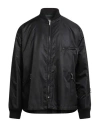 Mm6 Maison Margiela Man Jacket Black Size 40 Polyamide In Black