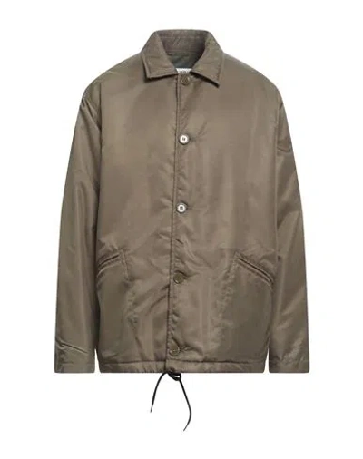 Mm6 Maison Margiela Man Jacket Military Green Size 40 Polyamide