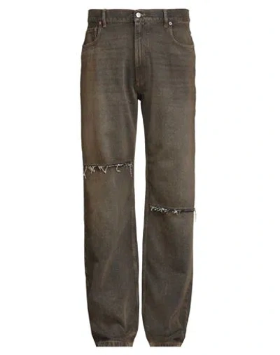 Mm6 Maison Margiela Man Jeans Brown Size 32 Cotton
