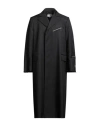 Mm6 Maison Margiela Man Overcoat & Trench Coat Black Size 38 Polyester In Black