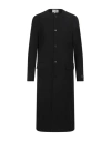 Mm6 Maison Margiela Man Overcoat & Trench Coat Black Size 38 Polyester, Viscose, Elastane In Black