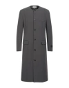 Mm6 Maison Margiela Man Overcoat & Trench Coat Grey Size 38 Polyester, Viscose, Elastane In Gray