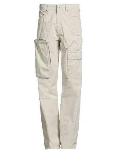 Mm6 Maison Margiela Man Pants Beige Size 32 Cotton In Gray