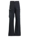 Mm6 Maison Margiela Man Pants Black Size 32 Cotton In Blue