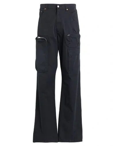 Mm6 Maison Margiela Man Pants Black Size 32 Cotton In Blue