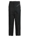 Mm6 Maison Margiela Black Straight-leg Trousers In Black