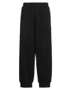 Mm6 Maison Margiela Mm6 By Maison Margiela Wide-leg Wool Blend Pants With Elastic Waistband In Black