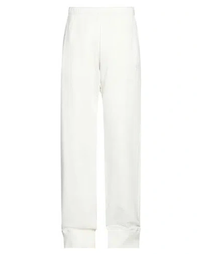 Mm6 Maison Margiela Man Pants Ivory Size M Cotton, Polyester In White