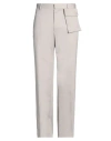 Mm6 Maison Margiela Man Pants Light Grey Size 34 Polyester, Virgin Wool, Elastane In Grey