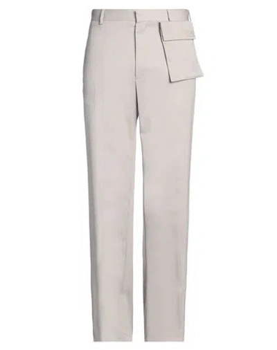 Mm6 Maison Margiela Man Pants Light Grey Size 34 Polyester, Virgin Wool, Elastane