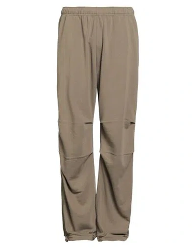 Mm6 Maison Margiela Man Pants Military Green Size Xxl Cotton, Polyester In Neutral