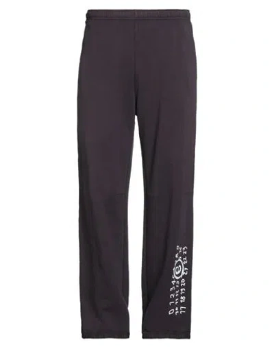 Mm6 Maison Margiela Man Pants Plum Size Xxl Cotton In Purple