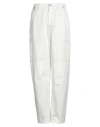 Mm6 Maison Margiela Man Pants White Size S Cotton