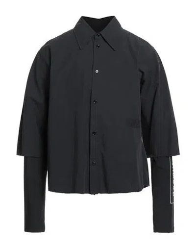 Mm6 Maison Margiela Man Shirt Black Size 38 Cotton