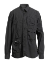 Mm6 Maison Margiela Man Shirt Black Size 42 Cotton In Gray