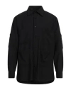 Mm6 Maison Margiela Man Shirt Black Size 42 Virgin Wool In Black