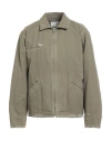 Mm6 Maison Margiela Man Shirt Khaki Size 42 Cotton In Gray