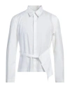 Mm6 Maison Margiela Man Shirt White Size 38 Cotton In White