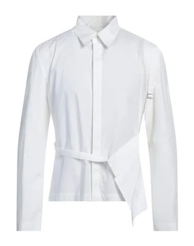 Mm6 Maison Margiela Man Shirt White Size 38 Cotton