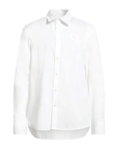 Mm6 Maison Margiela Man Shirt White Size 40 Cotton