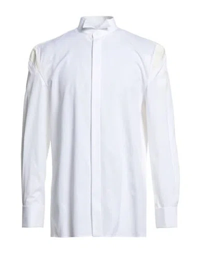 Mm6 Maison Margiela Man Shirt White Size 42 Cotton