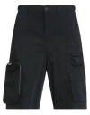Mm6 Maison Margiela Man Shorts & Bermuda Shorts Black Size 36 Cotton