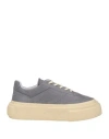 Mm6 Maison Margiela Man Sneakers Grey Size 9 Leather