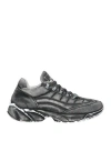 Mm6 Maison Margiela Man Sneakers Steel Grey Size 9 Textile Fibers