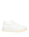 Mm6 Maison Margiela Man Sneakers White Size 9.5 Leather In White