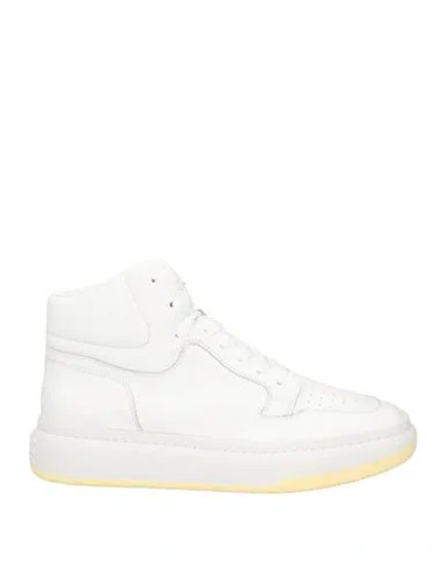 Mm6 Maison Margiela Man Sneakers White Size 9 Leather