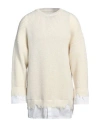 Mm6 Maison Margiela Mm6 By Maison Margiela Shirt Bottom Sweater In White