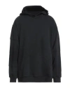 Mm6 Maison Margiela Man Sweatshirt Black Size L Cotton, Polyester In Black