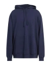 Mm6 Maison Margiela Man Sweatshirt Blue Size L Cotton, Polyester