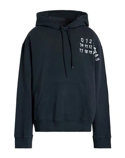 Mm6 Maison Margiela Man Sweatshirt Charcoal Size S Cotton In Gray